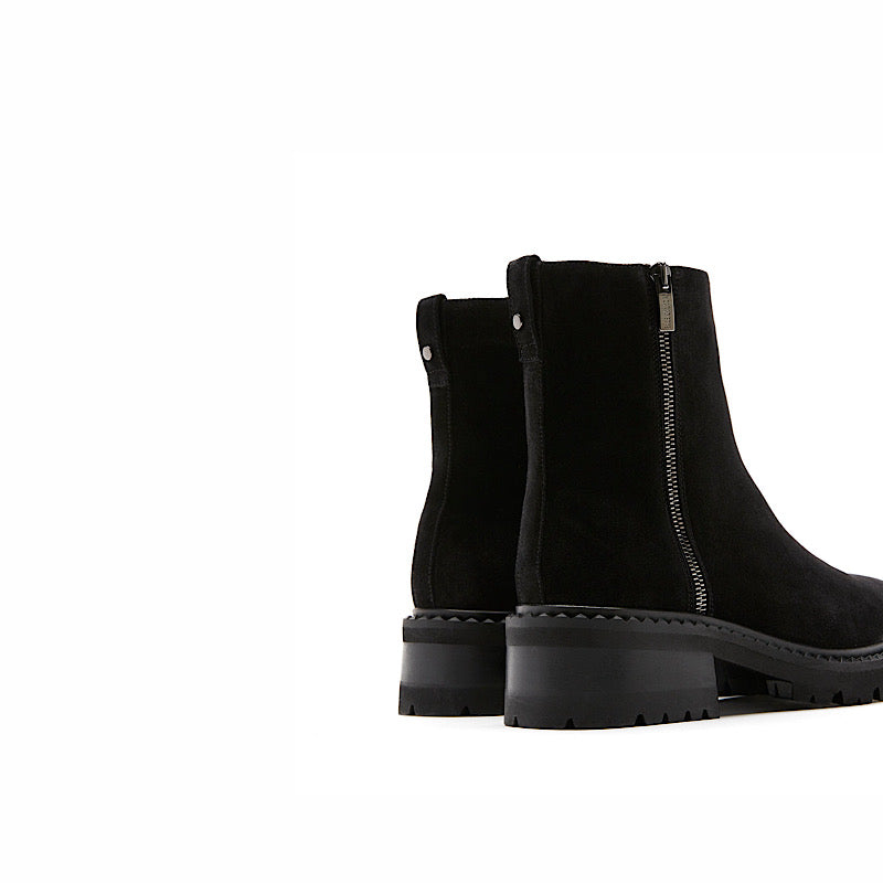 La Canadienne Crew daim noir.