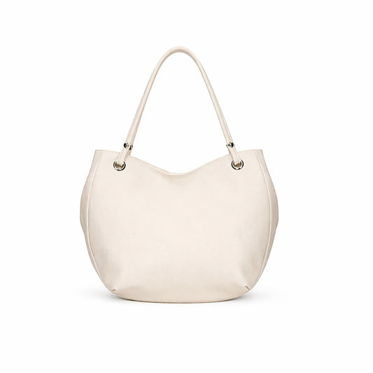Sac ivoire en cuir nappa.