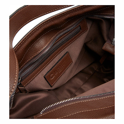 Grey leather handbag/shoulder bag.