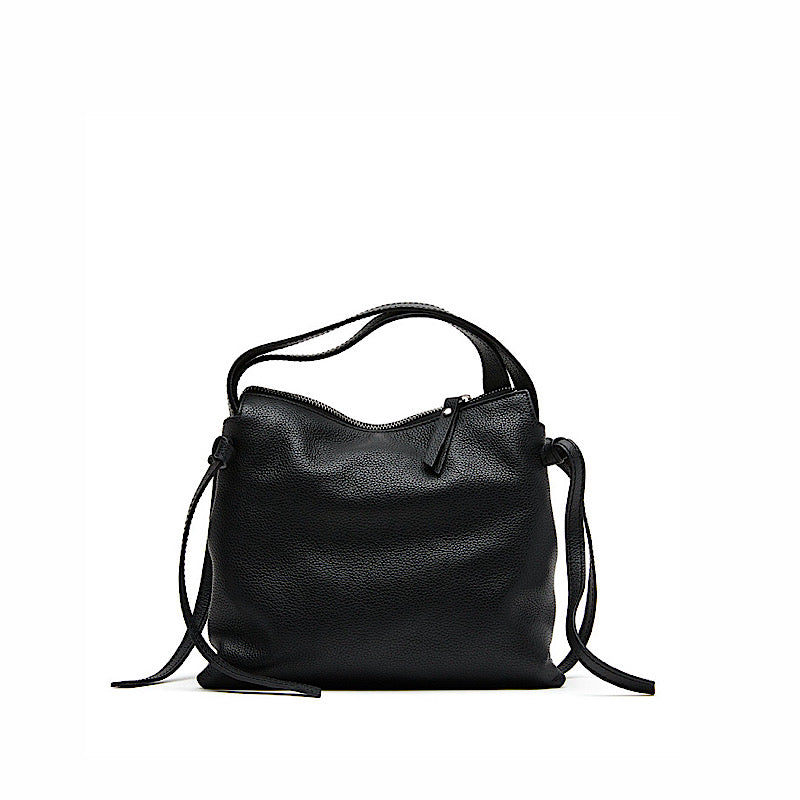 Maia sac en cuir noir, La Canadienne.