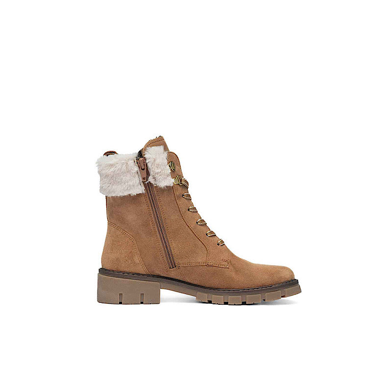 Bottines Ara Dover en suède cognac — 12-23132-09