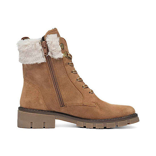 Bottines Ara Dover en suède cognac — 12-23132-09