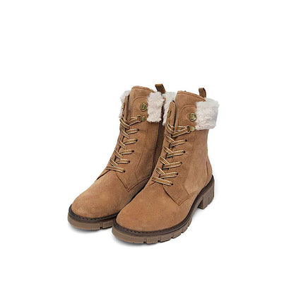 Bottines Ara Dover en suède cognac — 12-23132-09