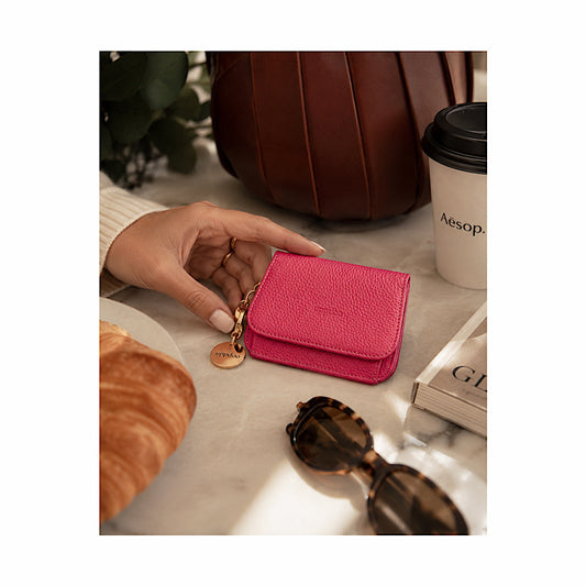 Porte-cartes en cuir italien