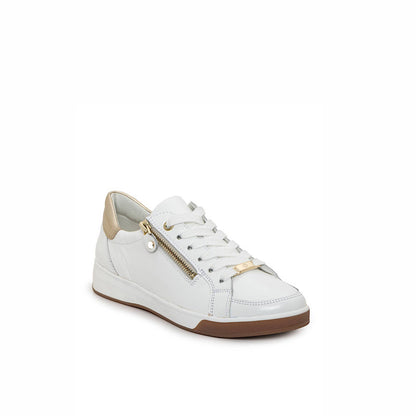 Chaussures Ara en cuir verni blanc