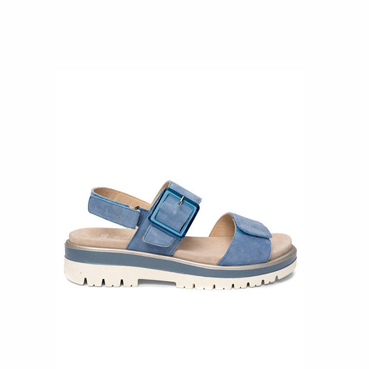 Sandales Ara en daim bleu