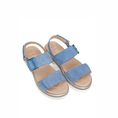 Sandales Ara en daim bleu