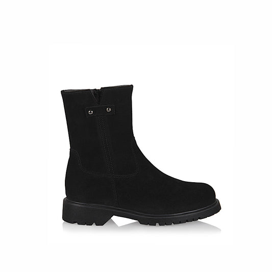 Bottillon La Canadienne Hogan, en suède, doublé de mouton.