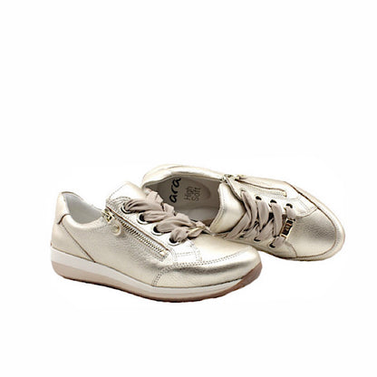 Chaussures Ara en cuir platine