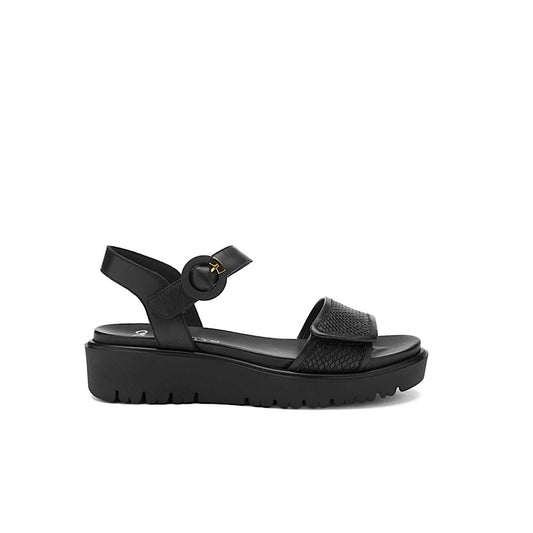 Sandales Ara en cuir noir.
