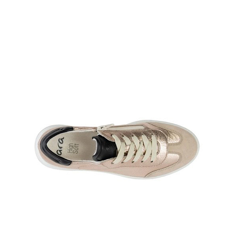 Chaussures Ara en cuir argenté