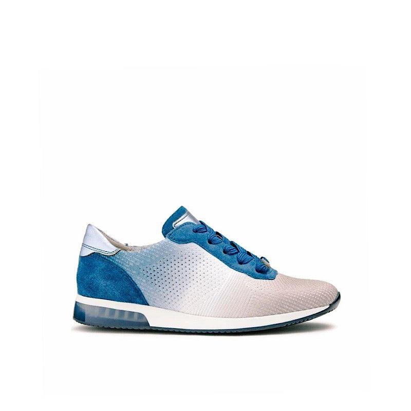 Chaussures Ara 24069 beige et bleu. - Boutique Prestige