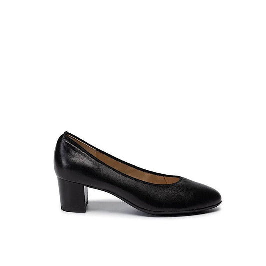 Chaussures Ara style escarpins 12-11486 en cuir noir très souple. - Boutique Prestige