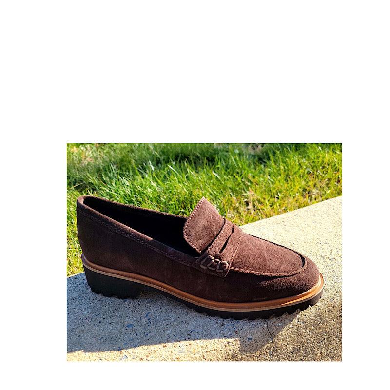 Chaussures Ara type flâneurs 12-31201 en suède. - Boutique Prestige