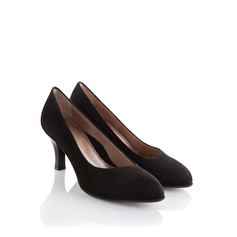 Chaussures Beautifeel Tai en suède noir. - Boutique Prestige
