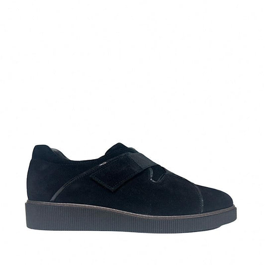 Chaussures Bella Comforto (Beautifeel), style Maresa en suède noir. - Boutique Prestige