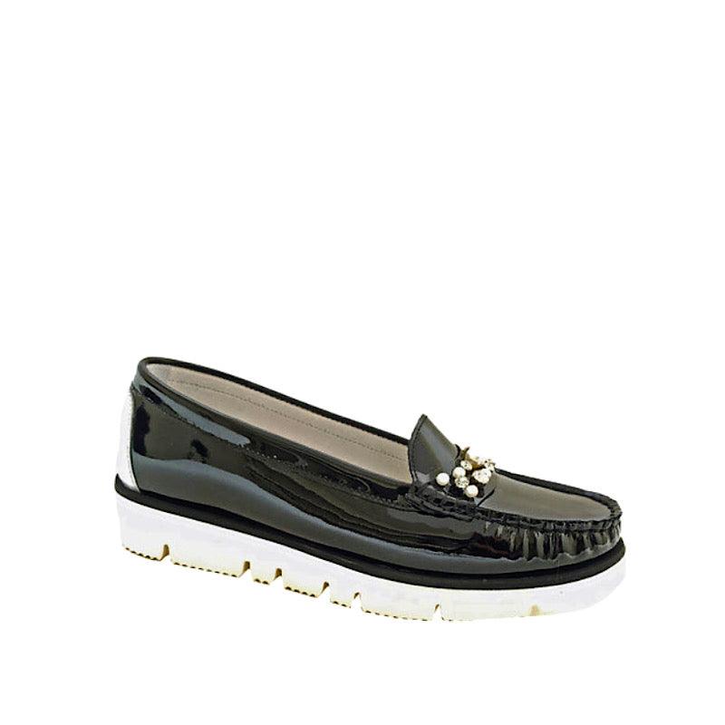 Chaussures Di Chenzo 1224 noir verni - Boutique Prestige