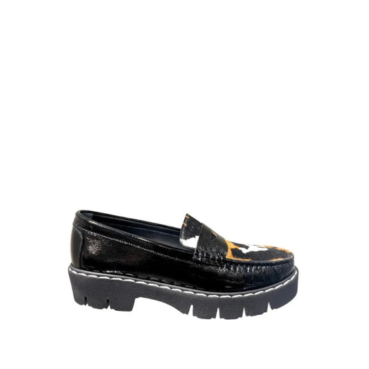 Loafer noir tan et blanc - Boutique Prestige