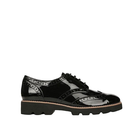 chaussures Vionic Alfina cuir verni noir- Boutique Prestige 