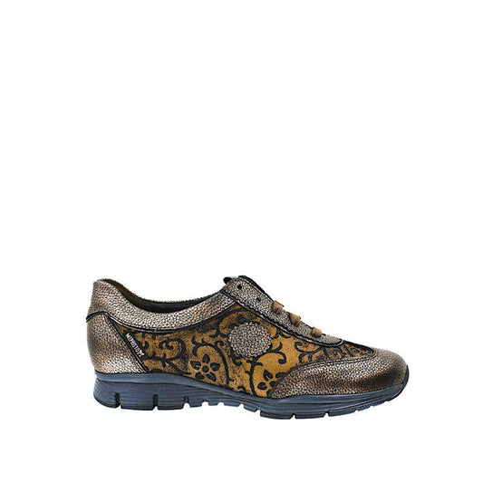 Chaussures Mephisto Yael en cuir anthracite/brun. - Boutique Prestige