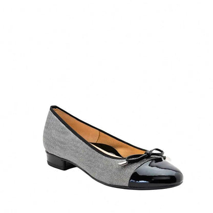 Chaussures type ballerines Ara 12-43721-01 - Noir verni/paillettes - Boutique Prestige
