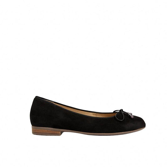 Chaussures Ara type ballerines style 12-31324 suède noir. - Boutique Prestige