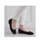 Chaussures Ara type ballerines style 12-31324 suède noir. - Boutique Prestige