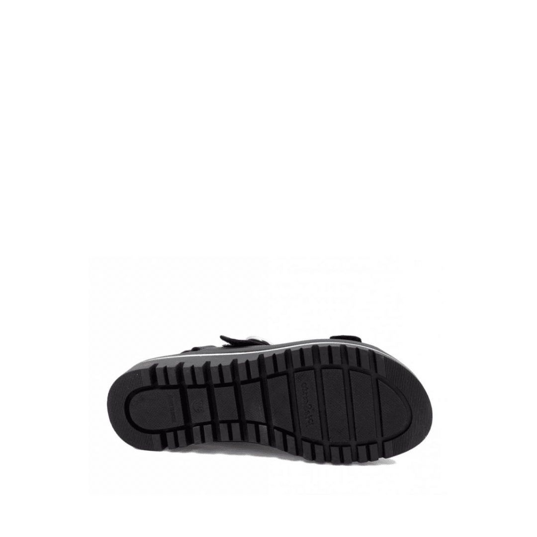 Sandales attaches en Velcro noir ou khaki. - Boutique Prestige