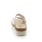 Sandales en cuir beige - Boutique Prestige