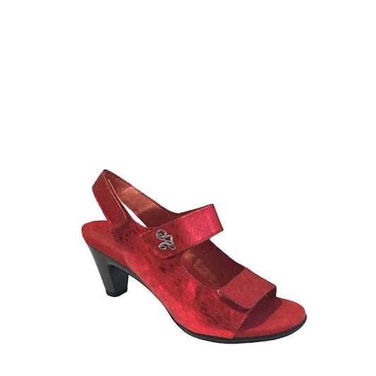 Sandales Helle Comfort Elsie rouge. - Boutique Prestige